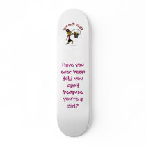 Dark Red Womens Basketball Skateboard