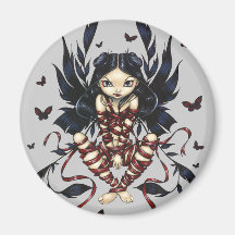 "Dark Ribbon Fairy" Magnet