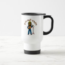 Dark Rocket Scientist Girl Mugs