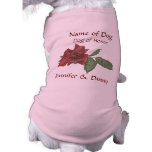 Dark Rose Dog of Honour Pet Shirt pet clothing