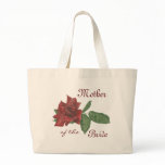 Dark Rose Wedding Tote Bag