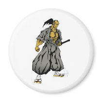 Dark Samurai Fridge Magnets