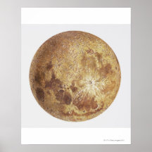 Dark side of the moon, illustration poster