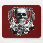 Dark- Skull Guns and Roses Black and White