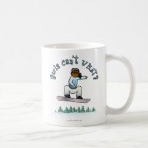 Dark Snowboarder Coffee Mugs