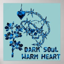 Dark Soul Skull Poster