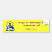 Dark Surfer Girl Bumper Sticker