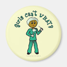 Dark Surgeon Girl Fridge Magnets