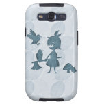 Dark Tales Axe Girl and Crows in blue forest Samsung Galaxy S3 Case