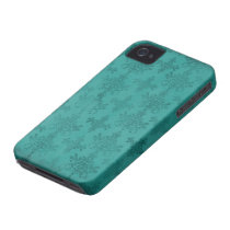 dark teal blue green distressed damask iphone 4 case-mate case