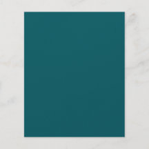 Dark Teal Green Flyer