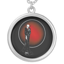 Dark Thoughts Illustration Necklace