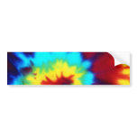 Dark Tie Dye Design bumper stickers