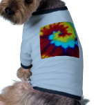 Dark Tie Dye Design pet clothing