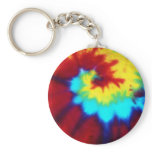 Dark Tie Dye Design keychains