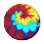 Dark Tie Dye Design magnets