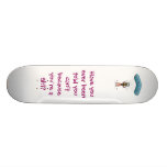Dark Woman Sky Diving Skate Decks