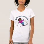 Dark Woman Snow Skiing T-shirts