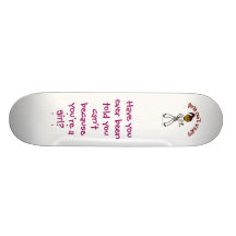 Dark Womens Karate Skate Board