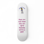 Dark Womens Soccer in Blue Uniform skateboards