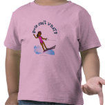 Dark Womens Water Skiing Tee Shirts