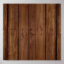 Dark Wood Planks Posters