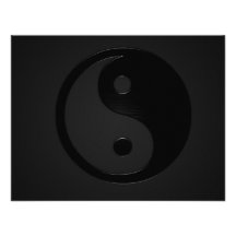 Dark Yin and Yank - Yin Yang Custom Invite