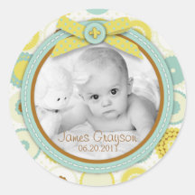 Darling Baby Toes Photo Sticker