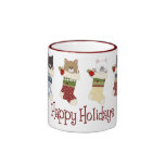 Darling Christmas Cat Stockings Mugs