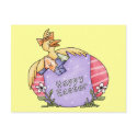 Darling Easter Chick Tees and GIfts postcards
