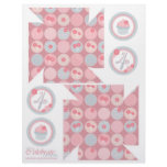 Darling Girl Pinwheel 4 Flyers