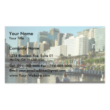 Darling Harbour In Sydney At New South Wales Business Card Templates