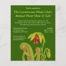 Darlingtonia californica, Carnivorous Plant Personalized Flyer