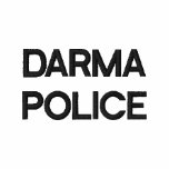 DARMA POLICE EMBROIDERED POLO SHIRT