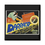 Darraco Vintage Race Car - Suresnes France Magnet