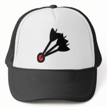 dart arrows bullseye trucker hats