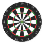 DART BOARD stickers