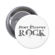 Dart Players Rock Pinback Buttons