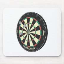 Dartboard & Darts: 3D Model: Mousepad