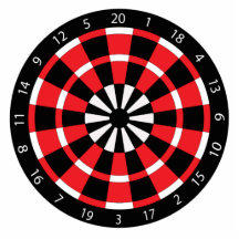 Dartboard Photo Cut Outs