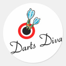 Darts Diva Stickers