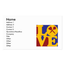 Darts Love Business Cards