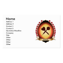 Darts Mandorla Business Card