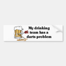Darts Team Bumper Stickers