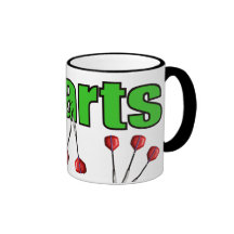 Darts with Darts Coffee Mugs