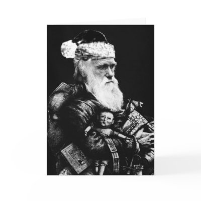 Darwin Atheist Christmas Card by Orderofstnick