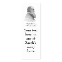 Darwin Bookmark Business Cards