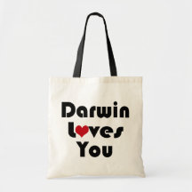 Darwin Loves You Bag