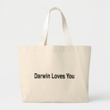 Darwin Loves You Bag