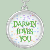 Darwin Loves You necklaces